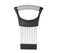 Support à oignons pour couper les aliments - Support pour coupe-citron de cuisine - Outil de coupe multifonction pour oignons, viande, pommes de terre, tomates et citrons