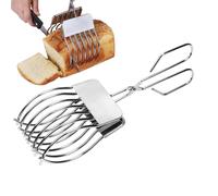 Support à oignons pour couper - Pince coupante pour rôti de bœuf - Support à tomates en acier inoxydable avec fonction de serrage - Ustensile de cuisine pour la préparation du barbecue des fruits