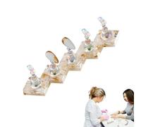 Support à ongles à pression - Outil de pratique portable pour affichage des ongles | Stockage d'ongles artificiels pour salons, présentoir pour débutants