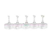 Support à Ongles Magnétique en Acrylique pour Pratique et Présentation | Compartiments Distincts, Position Verticale ou Horizontale, pour Faux Ongles et Pointes Press-on, Usage Maison