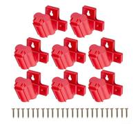 Support à outils avec vis pour perceuses 12 V, support de rangement mural ou organisateur d'établi de travail, cintre robuste en plastique ABS pour outils électriques, solution d'organisation