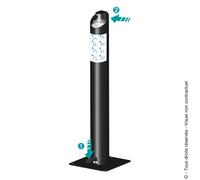 Support à pédale TORBEL pour gel hydroalcoolique - 500017