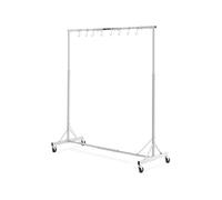 Support à Peinture Carrosserie 8 Crochets Hauteur Réglable 1,5-2m Capacité 30kg