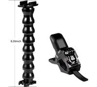 Support à pince flexible pour smartphones, GoPro Hero Series, DJI Osmo et plus encore, large compatibilité et fixation sécurisée