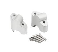Support à Pince Guidon Riser Adaptateur De Montage De Pince De Guidon De Moto Les Accessoires D'installation De Poteau De Code Surélevé De Guidon Argenté De Pour Ducati Pour Multistrada V4