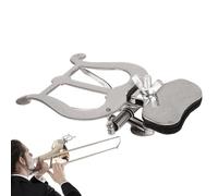 Support à pince pour trombone, supports pour partitions Lyre,Support de clip antidérapant réglable | Accessoires d'instruments de musique à Double mécanisme pour Trombone, Lyre de marche
