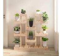 Support À Plantes 104,5x25x109,5 Cm Bois Massif De Pin