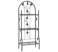 Support à Plantes 3 Niveaux 52x28x128 cm Fer Etagère Pot de Fleurs vidaXL