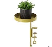 Support à Plantes - ESSCHERT'S GARDEN - Rond à Fixer - Hauteur réglable - Doré - 20.9 x 14 cm