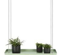 Support à plantes rectangulaire à suspendre vert Longueur de 58 cm G