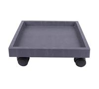 Support à Plantes Roulant avec roulettes - Plateau à Soucoupe pour Pot de Fleurs, Panier de jardinière Mobile pour Une Utilisation intérieure et extérieure, Chariot à Plantes Durable pour Un