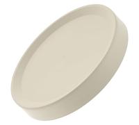Support à Plantes Roulant Beige 21,5cm en Plastique et Métal | Roulettes Cachées à Billes, Rotation 360 Degrés, Protection du Sol, Usage Intérieur et Jardin