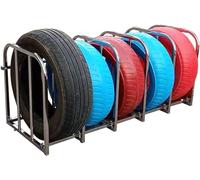 Support À Pneus, Étagères Multifonctionnelles Pour Plusieurs Pneus, Étagère À Pneus En Acier Inoxydable Pour Cour De Récréation D'École Maternelle, Support De Rangement Pour Pneus, Pour Cour De Récré