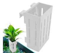 Support à pour Aquarium et Bac à Poissons,Coupe de Plantation Accrochable avec Trou - Pot à d'Aquarium avec Crochets,pour Décoration Aquatique, Poissons, Crevettes Et Culture en Bac