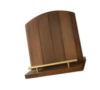 Support à recettes en bois naturel avec base stable, excellent pour contenir des appareils, des guides de cuisine et des articles de lecture pour la cuisine