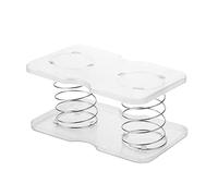 Support à ressort pour boîte à mouchoirs en plastique transparent de Leisurealeaneag, adapté à la plupart des boîtes à mouchoirs, convient pour le salon, la cuisine, le bureau, etc.