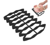 Support à rôtir - Support de gril en silicone - à rôtir à la dinde à haute température | 23,3 x 15,6 x 2 cm 160 g, tapis de vidange à l'huile antiadhésive, cuiseur à vapeur pour poulet, viande