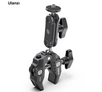Support à rotule multifonction Ulanzi R094, double rotule rotative à 360, alliage d'aluminium, vis 1/4", filetage 3/8", charge admissible de 1,5 kg