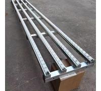 Support à Rouleaux réglable en Acier Inoxydable avec poulie à gravité - Rouleaux Non motorisés de 600/500/400 mm pour Une manutention Efficace des matériaux, Hauteur réglable (Largeur 60 cm,