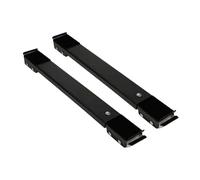 Support à roulettes Mobile for réfrigérateur, 2 pièces, support étanche for Machine à laver, roue de support(Black 46x5x4cm)
