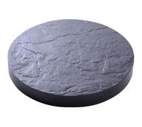 Support à roulettes - Plastique - Gris Ardoise - Ø30xH5cm - EDA