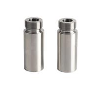 Support à roulettes pour moto Extensions de fourche avant chromées 39 mm pour Harley Glide Sportster FXD XL883 XL1200(3 inch)