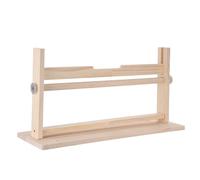 Support à Ruban en Bois Massif, Porte-rouleau D'art de Bureau | Rangement Vertical Stable, Base Élargie Antidérapante, Débit Doux, Atelier et art, Style Vintage