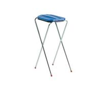 Support de sacs poubelles pliable 110 litres bleu