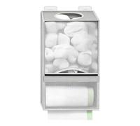Support À Sacs De Courses Organisateur Mural Rangement Grande Capacité Pour | Distributeur De Sachets Pour placard évier garage buanderie garde-manger cuisine maison pièce et ma Gris