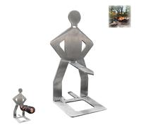 Support à saucisses pour barbecue en acier inoxydable, support créatif pour saucisses, support portable pour hot dog, support à saucisses pour camping en plein air (1 pièce)