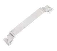 Support à Spatules 1 Pièce pour Barbecue, en Acier Inoxydable | Acier Inoxydable Alimentaire, Double Crochet, Se Fixe Rebord Latéral, pour Grill et Plancha