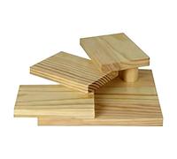 Support à sushi en bois - Présentoir de service à plusieurs niveaux, plateau de sashimi avec design à plusieurs niveaux, plateau d'apéritif avec disposition empilable, planche à manger, ensemble de re