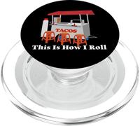 Support à Tacos drôle Taquería This is How I Roll Taco Vendor PopSockets PopGrip pour MagSafe