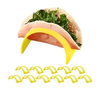 Support à tacos | Support coloré | Passe au lave-vaisselle et au micro-ondes - Doux ou dur - Plateau pour assiettes pour fête, café, dîner en , pique-nique