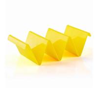 Support à tacos, support en plastique multicolore ondulé, crêpes for(Yellow)