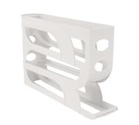 Support à œufs avec roulettes pour réfrigérateur | Organisateur automatique | Distributeur d'oeufs 32,5 × 20 × 7 cm Étagère de rangement pour œufs multicouche | Fourchette à œufs de la porte Lat