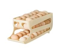 Support à œufs - Distributeur automatique à roulettes | Organisateur de cuisine idéal pour la maison, la résidence ou le restaurant | Solution peu encombrante pour ranger et trier les œufs