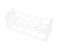 Support à Œufs en Acrylique pour Réfrigérateur, Deux Niveaux, 20 Œufs | Egg Box, Base Antidérapante, Démontage Facile, Rangement la Cuisine, Organisation du Frigo