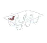 Support à Œufs en Fer Blanc, Plateau Élégant pour Rangement | Séparation Stable des Œufs, Organisation sur Plan de Travail, Usage la Cuisine, Pique-niques, Garde-manger