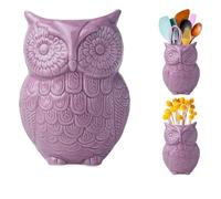 Support à Ustensile Hibou par Comfify - Cruche Décorative - Violet