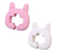 Support à ustensiles en silicone antidérapant réglable avec oreilles de chat et support à clipser pour accessoires de cuisine