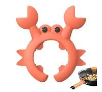 Support à ustensiles en silicone pour crabe - Support de cuillère à crabe | Étagère à spatule créative en forme de crabe | Ustensiles | 3 pièces de support d'ustensiles