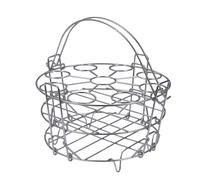 Support à vapeur pour casseroles, support à vapeur, Grille de refroidissement à trois couches, Dessous de plat en acier inoxydable avec poignées, support de refroidissement à trois couches, support à