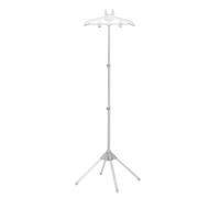 Support À Vapeur Pour Vêtements - Support Télescopique En Pour Vêtements, Station De Préparation Verticale Anti-rotation Intégrée, Poteau De Valet De Garde-robe Robuste Et Antirouille | Pour L