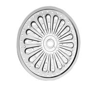 Support à Vapeur Rond en Acier Inoxydable Épaissi pour Cuisson | Cuisine, Compatible Cuiseur Riz Électrique et Appareil Vapeur, Argenté, Pratique, Aide à Conserver Arômes et Nutriments