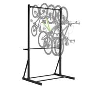 Support à Vélo 5 Vélos-VEVOR-Porte-vélos avec 5 Crochets Robustes-Support Rangement Bicyclette en Acier au Carbone