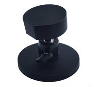 Support à ventouse à angle réglable pour mini support de toit magnétique avec traction de 20,4 kg, base revêtue de caoutchouc pour surfaces en fer, toit de voiture (noir)