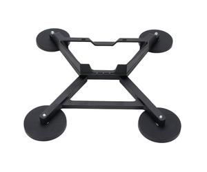 Support à ventouse en alliage d'aluminium compatible avec mini antenne - Support de toit ouvrant de voiture réglable sur axe X avec capacité de charge de 220 lb pour surfaces