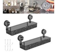 Support à ventouse ondulée - Étagère de douche circulaire en acrylique pour cuisine et salle de bain