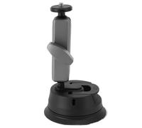 Support à Ventouse pour Appareil Photo, Forte Aspiration Pliable en Alliage d'aluminium, Double Rotule Réglable à 360 Degrés, Support à Ventouse pour Pare-brise de Voiture pour